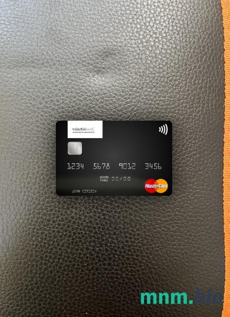 Liechtenstein Valartis bank wygląd zdjęcia mastercard skan PSD + zdjęcie